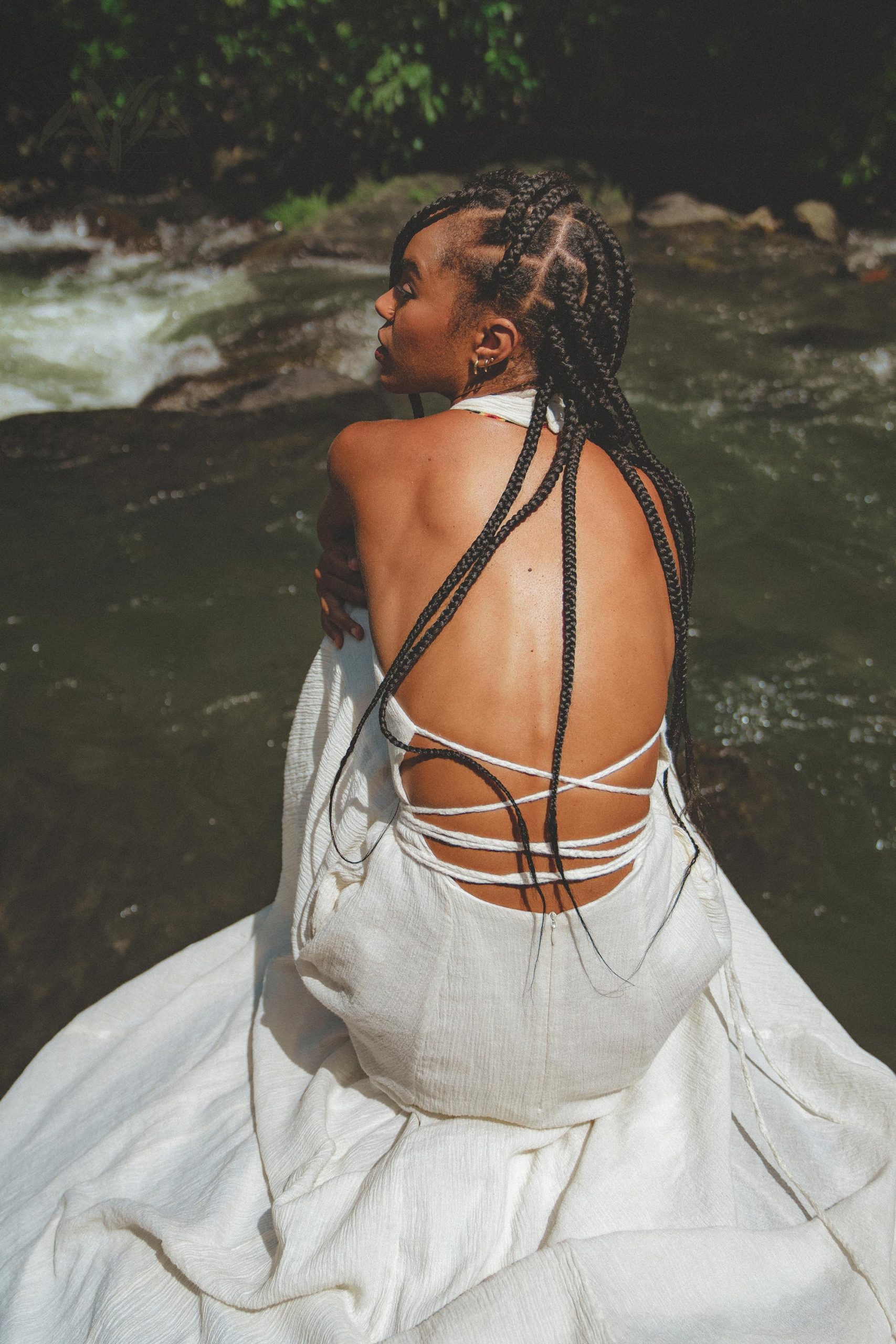 Off White Harmonia Dress Organic Boho Wedding Beach Off White Harmonia Dress Organic Boho Wedding Beach