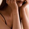 18k Gold Snake Bracelets Diamond Bracelet Delicate Mom