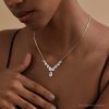 Classic Diamond Choker Necklace Crystal Bridal Statement Wedding